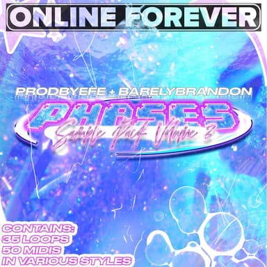 Phases Vol.3 - Hyperpop, Glitchcore, & Rage Sample Pack sample pack cover